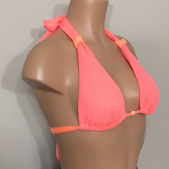 HOBIE neon splash string bikini top. NWT - Picture 2 of 6